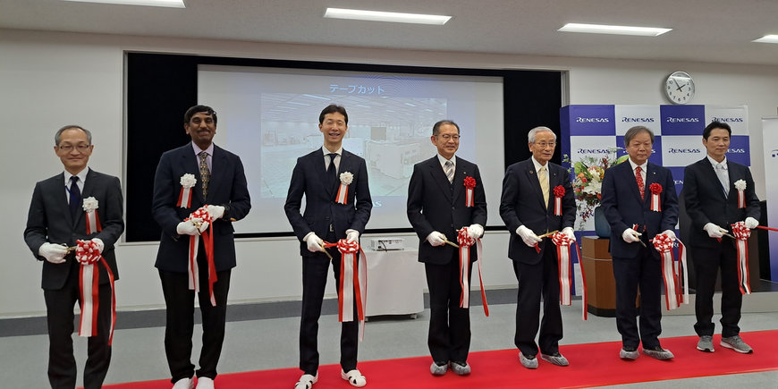 Renesas Commences Operations of Kofu Factory as Dedicated 300-mm Wafer Fab for Power Semiconductors